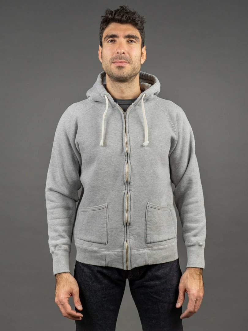 The Strike Gold Loopwheeled Zip Hoodie (Grey) 3 The Strike Gold Loopwheeled Zip Hoodie (Grey)