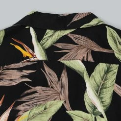 NEW ARRIVALS Trophy Clothing Duke Hawaiian Shirt Black