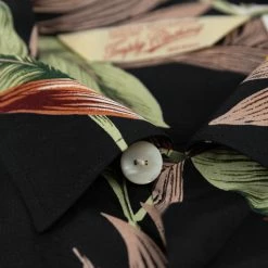 NEW ARRIVALS Trophy Clothing Duke Hawaiian Shirt Black