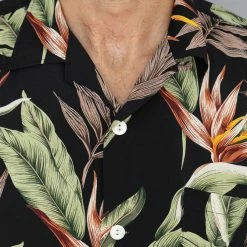 NEW ARRIVALS Trophy Clothing Duke Hawaiian Shirt Black