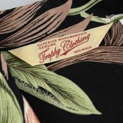 NEW ARRIVALS Trophy Clothing Duke Hawaiian Shirt Black