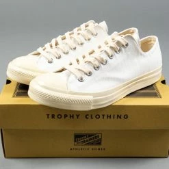Trophy Clothing Mill Trainers Low-Top White X Cream