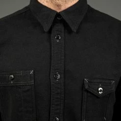 Trophy Clothing Machine Age Flannel Shirt Black 39 Trophy Clothing Machine Age Flannel Shirt Black