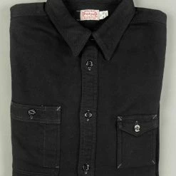 Trophy Clothing Machine Age Flannel Shirt Black 42 Trophy Clothing Machine Age Flannel Shirt Black