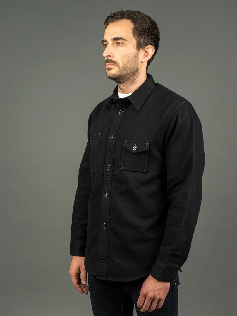 Trophy Clothing Machine Age Flannel Shirt Black 7 Trophy Clothing Machine Age Flannel Shirt Black