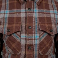 UES Extra Heavy Flannel Shirt Wine 30 UES Extra Heavy Flannel Shirt Wine