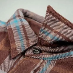UES Extra Heavy Flannel Shirt Wine 46 UES Extra Heavy Flannel Shirt Wine