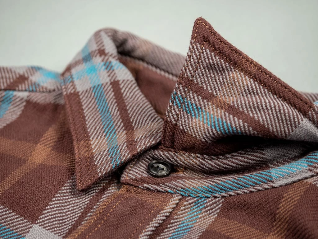 UES Extra Heavy Flannel Shirt Wine 23 UES Extra Heavy Flannel Shirt Wine