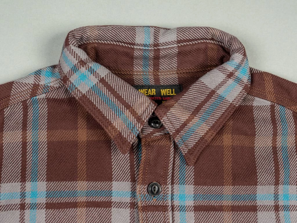 UES Extra Heavy Flannel Shirt Wine 11 UES Extra Heavy Flannel Shirt Wine