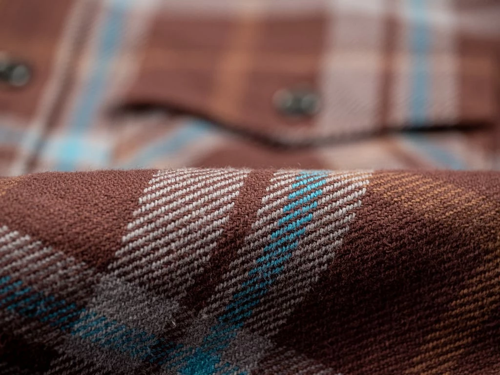 UES Extra Heavy Flannel Shirt Wine 22 UES Extra Heavy Flannel Shirt Wine