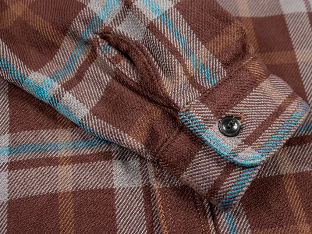 UES Extra Heavy Flannel Shirt Wine 13 UES Extra Heavy Flannel Shirt Wine