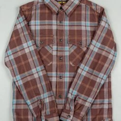 UES Extra Heavy Flannel Shirt Wine 31 UES Extra Heavy Flannel Shirt Wine