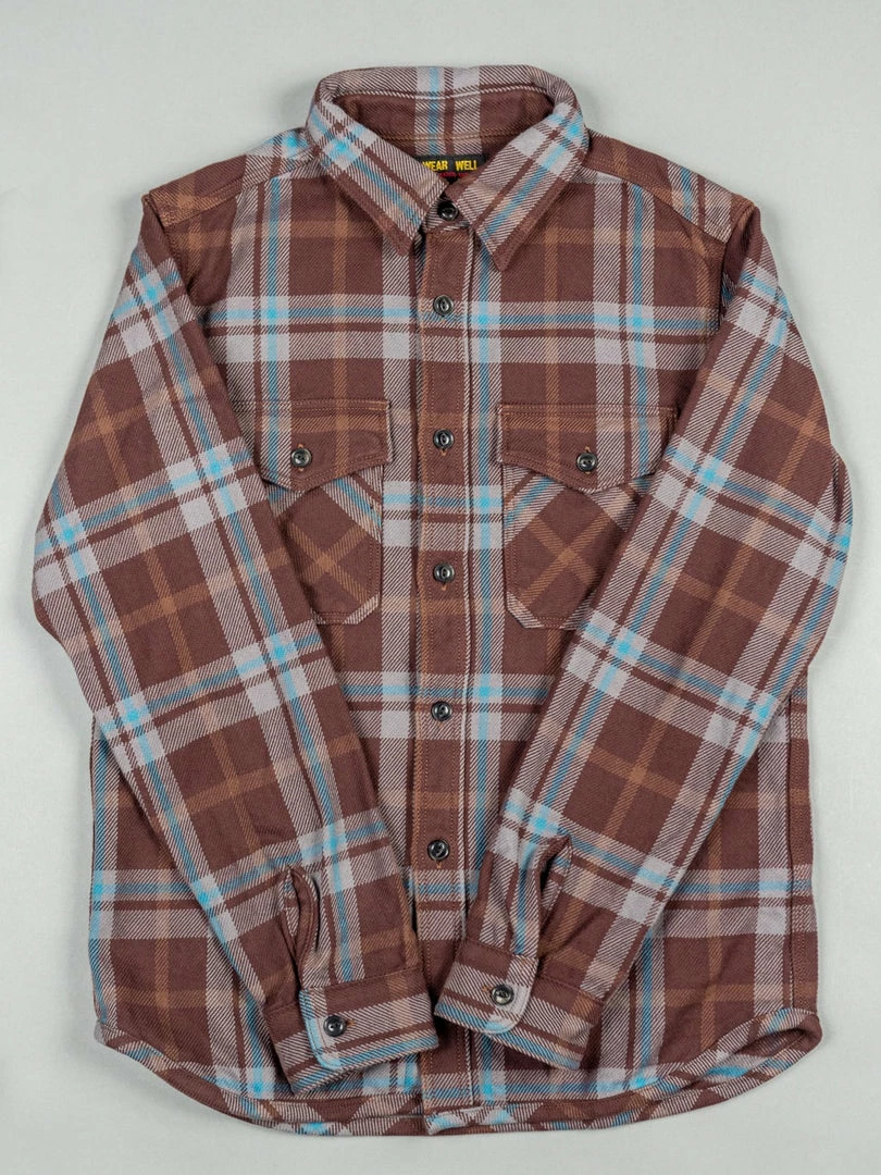 UES Extra Heavy Flannel Shirt Wine 8 UES Extra Heavy Flannel Shirt Wine