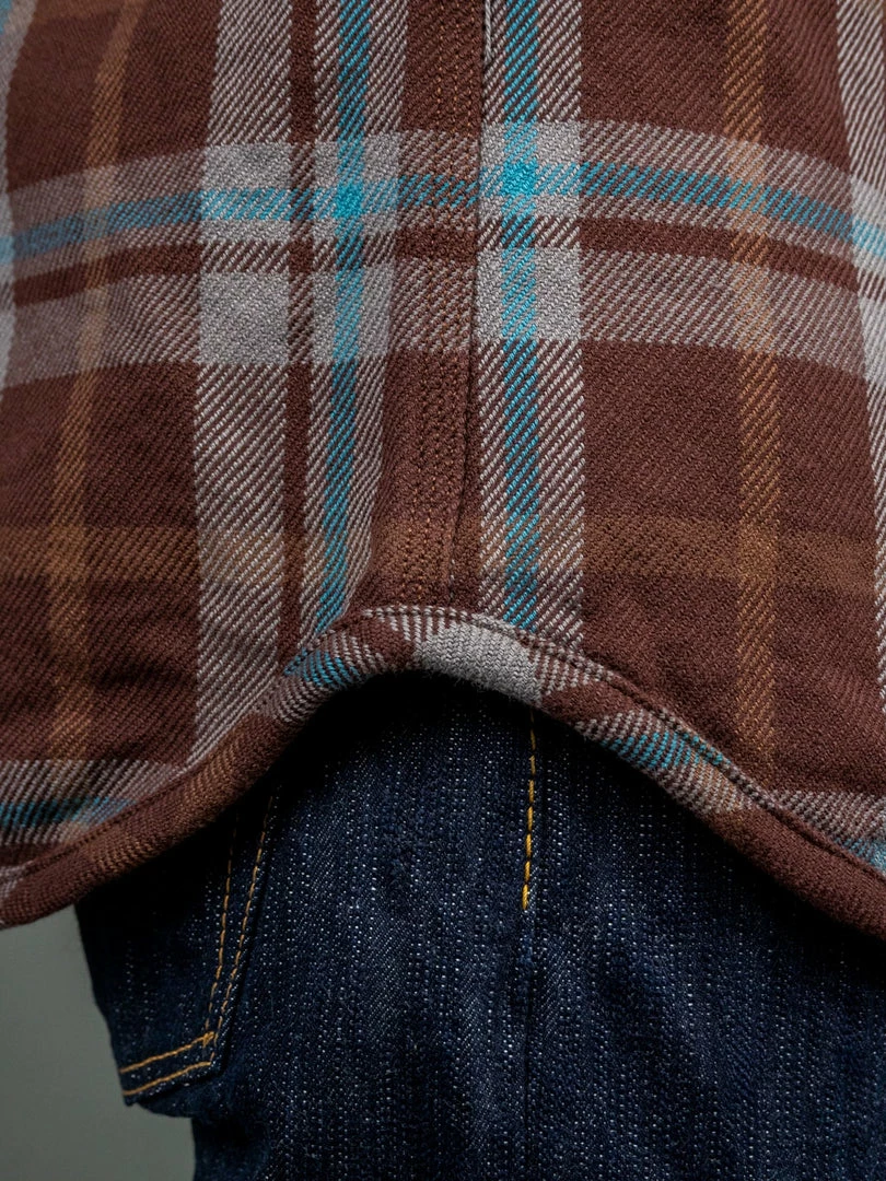 UES Extra Heavy Flannel Shirt Wine 6 UES Extra Heavy Flannel Shirt Wine