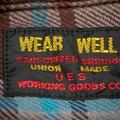 UES Extra Heavy Flannel Shirt Wine 44 UES Extra Heavy Flannel Shirt Wine