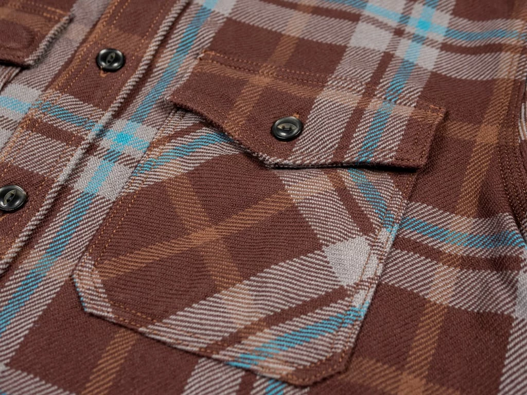 UES Extra Heavy Flannel Shirt Wine 12 UES Extra Heavy Flannel Shirt Wine