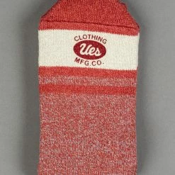 UES Heather Socks Burgundy