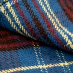 UES Heavy Flannel Shirt Dark Blue Check