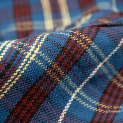 UES Heavy Flannel Shirt Dark Blue Check