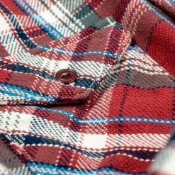 UES Heavy Flannel Shirt Red Small Check