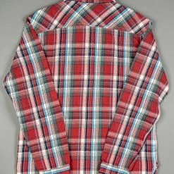 UES Heavy Flannel Shirt Red Small Check