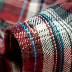 UES Heavy Flannel Shirt Red Small Check