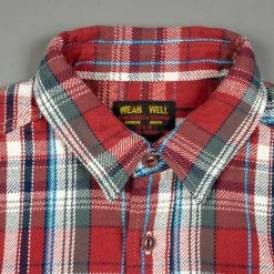 UES Heavy Flannel Shirt Red Small Check