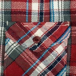 UES Heavy Flannel Shirt Red Small Check