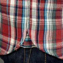 UES Heavy Flannel Shirt Red Small Check