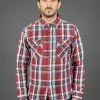 UES Heavy Flannel Shirt Red Small Check