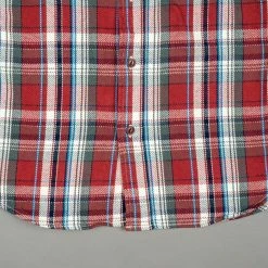 UES Heavy Flannel Shirt Red Small Check