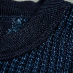 UES Indigo Waffle Sweatshirt