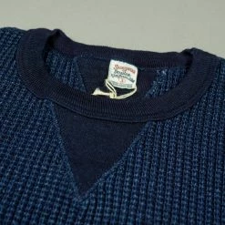 UES Indigo Waffle Sweatshirt