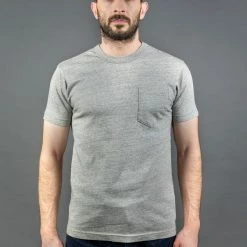 UES Ramayana Crew-Neck Pocket T-Shirt Grey