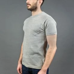 UES Ramayana Crew-Neck Pocket T-Shirt Grey