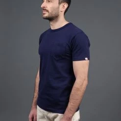 UES Ramayana Crew-Neck Pocket T-Shirt Navy