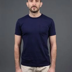 UES Ramayana Crew-Neck Pocket T-Shirt Navy