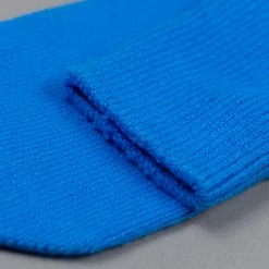 UES Yarn Uneveness Three-Ply Socks Blue