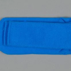 UES Yarn Uneveness Three-Ply Socks Blue