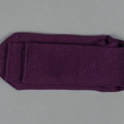 UES Yarn Uneveness Three-Ply Socks Purple 10 UES Yarn Uneveness Three-Ply Socks Purple