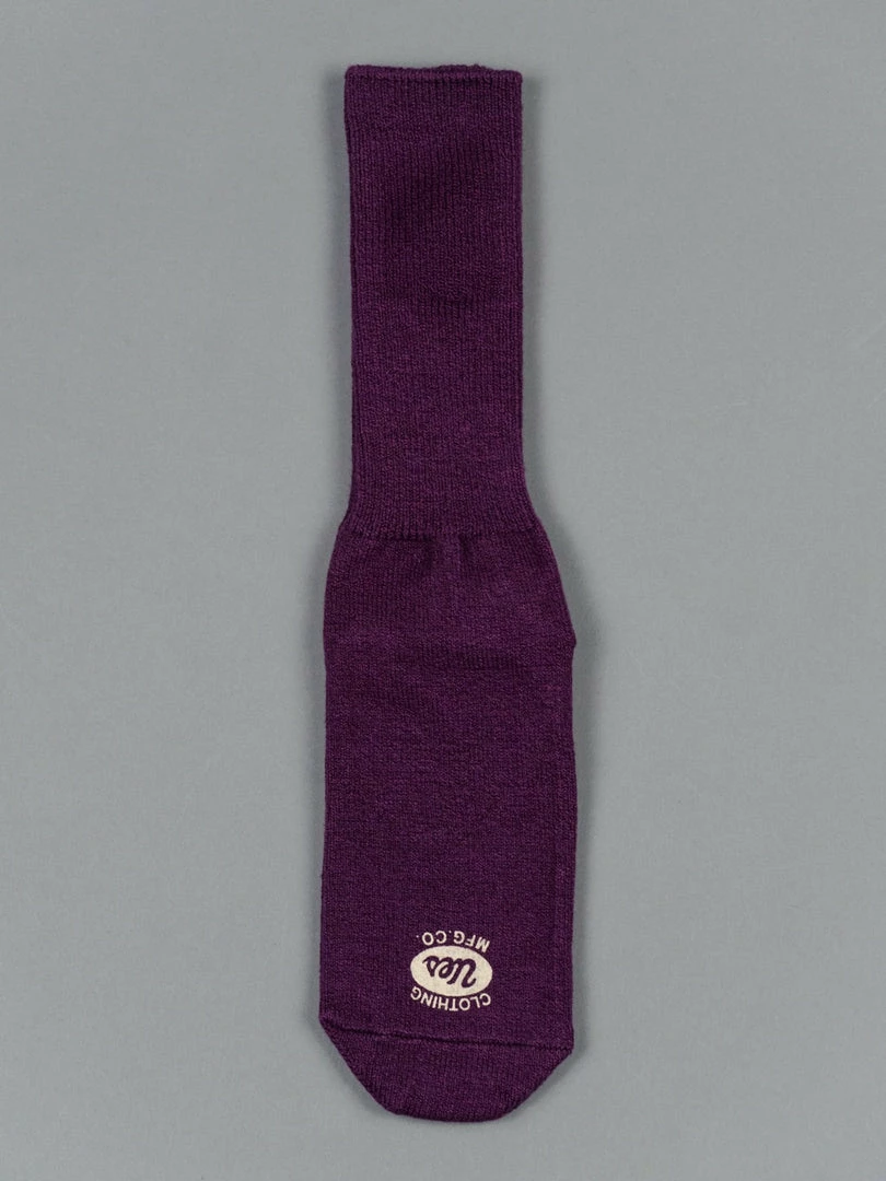 UES Yarn Uneveness Three-Ply Socks Purple 3 UES Yarn Uneveness Three-Ply Socks Purple
