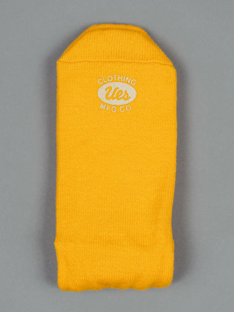 UES Yarn Uneveness Three-Ply Socks Yellow 4 UES Yarn Uneveness Three-Ply Socks Yellow