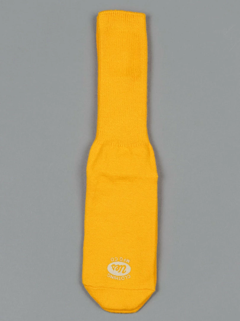 UES Yarn Uneveness Three-Ply Socks Yellow 3 UES Yarn Uneveness Three-Ply Socks Yellow