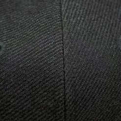 Mighty Shine Serge Short Brim Cap Black