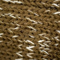 Nishiguchi Kutsushita Hemp Cotton Ribbed Socks Khaki