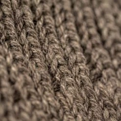 Nishiguchi Kutsushita Wool Cotton Slab Socks Brown