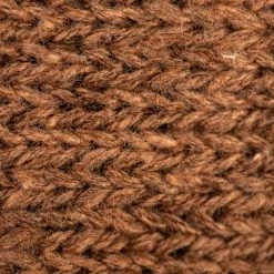 Nishiguchi Kutsushita Wool Cotton Slab Socks Brown