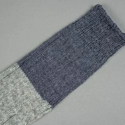 Nishiguchi Kutsushita Wool Cotton Slab Socks Charcoal