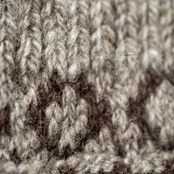 Nishiguchi Kutsushita Wool Jacquard Socks Grey 27 Nishiguchi Kutsushita Wool Jacquard Socks Grey