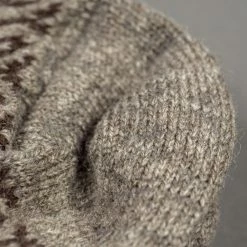 Nishiguchi Kutsushita Wool Jacquard Socks Grey 29 Nishiguchi Kutsushita Wool Jacquard Socks Grey